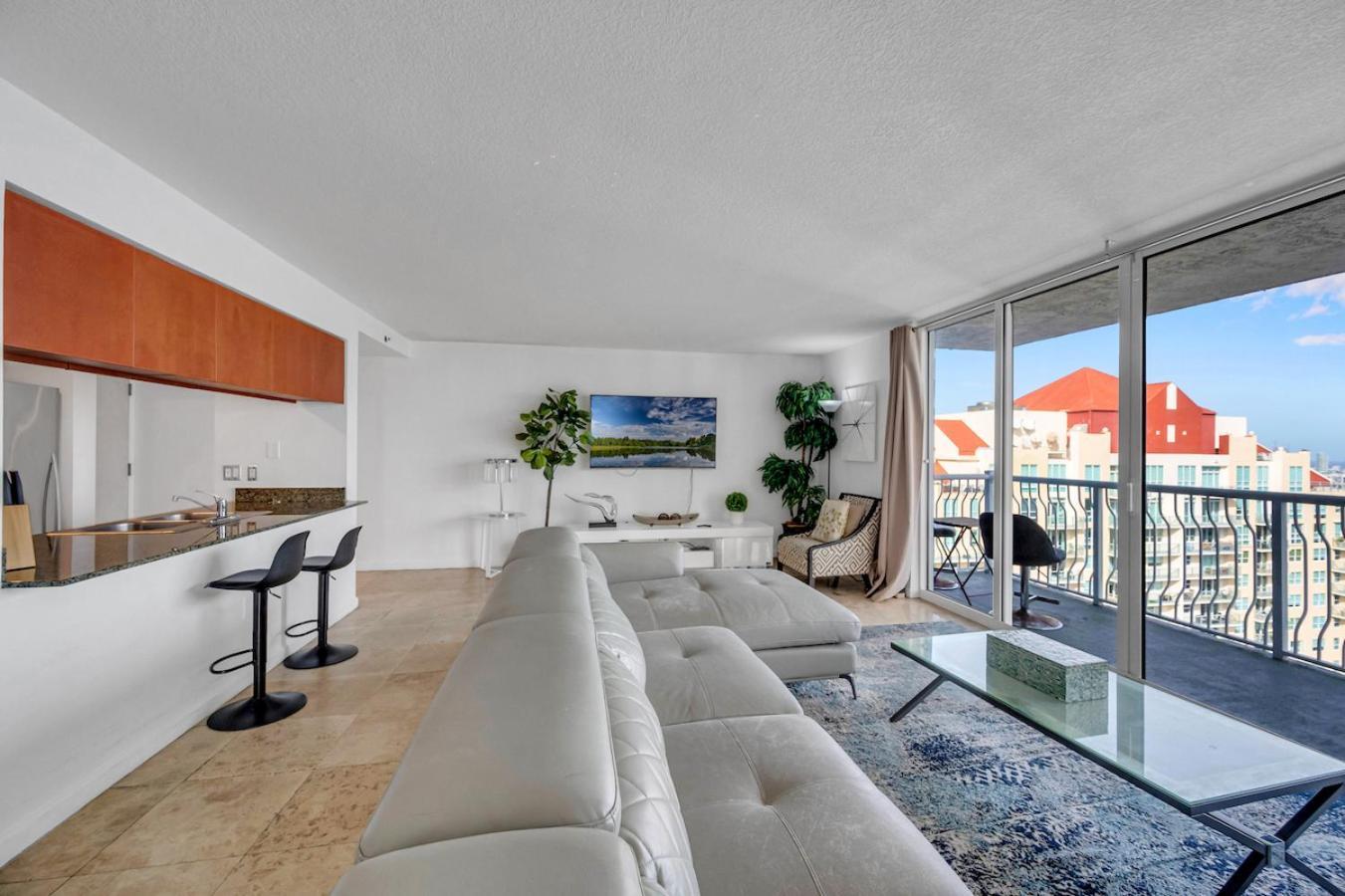 *Luxurious Highrise 2Brcondo Brickell- Waterviews* Miami Exteriör bild