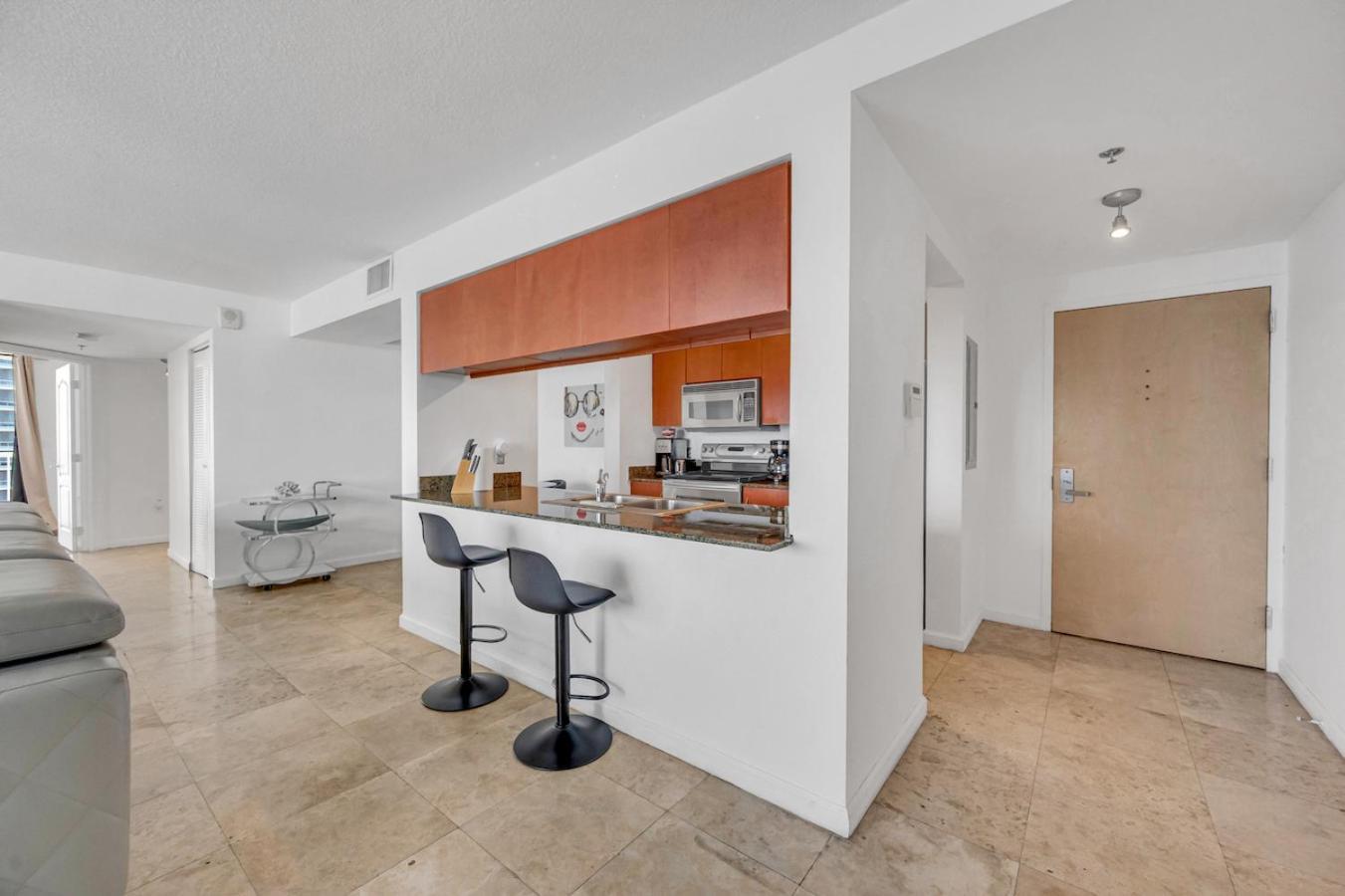 *Luxurious Highrise 2Brcondo Brickell- Waterviews* Miami Exteriör bild